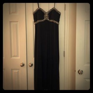 Strapless Chiffon Dress